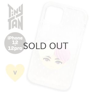 画像1: 【70%OFF】TinyTAN フェイスクリアiPhoneケース(V) 【iPhone12/12Pro】【KiNiNaRu/きになる】公式グッズ TinyTAN  キャラクターグッズ通販