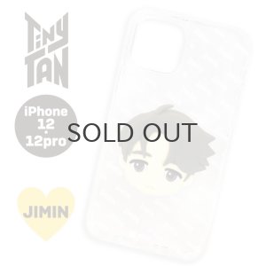 画像1: 【70%OFF】TinyTAN フェイスクリアiPhoneケース(JIMIN) 【iPhone12/12Pro】【KiNiNaRu/きになる】公式グッズ TinyTAN  キャラクターグッズ通販