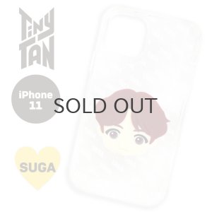 画像1: 【70%OFF】TinyTAN  フェイスクリアiPhoneケース (SUGA)【iPhone11】【KiNiNaRu/きになる】公式グッズ TinyTAN  キャラクターグッズ通販