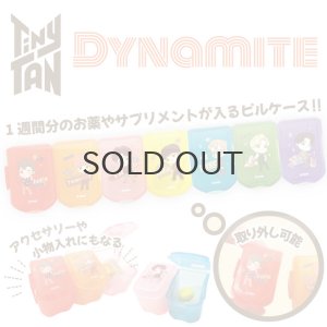 画像1: 【70%OFF】TinyTANピルケース (Dynamite)【KiNiNaRu/きになる】公式グッズ TinyTAN ダイナマイト 通販