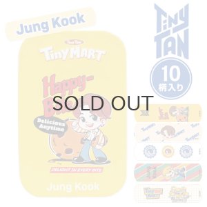 画像1: 【70%OFF】TinyTAN缶ケース付きばんそうこうTinyMART(Jung Kook)【KiNiNaRu/きになる】公式グッズ TinyTAN  通販