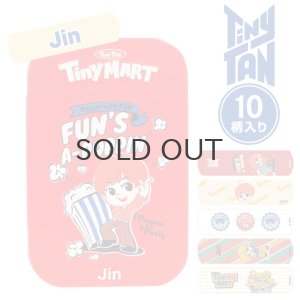 画像1: 【70%OFF】TinyTAN缶ケース付きばんそうこうTinyMART(Jin)【KiNiNaRu/きになる】公式グッズ TinyTAN  通販