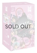 【70%OFF】『TinyTAN』BREATH SILVER QUINTET マスク(ZenBlack) 7pcsBOX（14枚入り） ※ポーチ・ストラップ付き【KiNiNaRu/きになる】公式グッズ TinyTAN  キャラクターグッズ通販