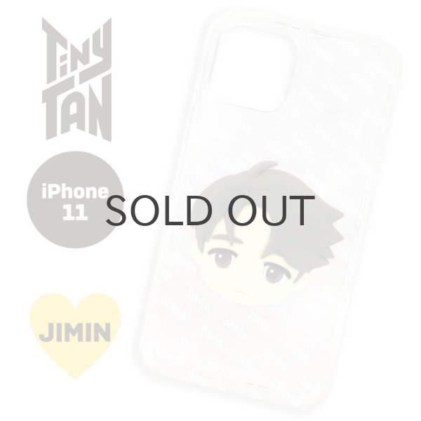 画像1: 【70%OFF】TinyTAN  フェイスクリアiPhoneケース (JIMIN)【iPhone11】【KiNiNaRu/きになる】公式グッズ TinyTAN  キャラクターグッズ通販 (1)