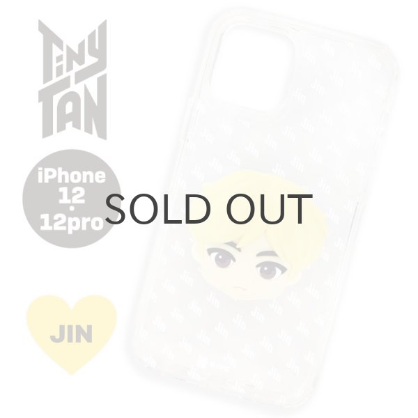 画像1: 【70%OFF】TinyTAN  フェイスクリアiPhoneケース(JIN) 【iPhone12/12Pro】【KiNiNaRu/きになる】公式グッズ TinyTAN  キャラクターグッズ通販 (1)