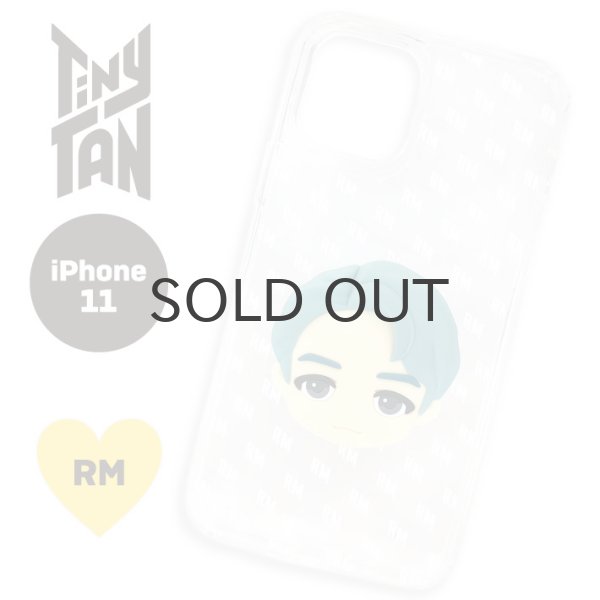 画像1: 【70%OFF】TinyTAN  フェイスクリアiPhoneケース (RM)【iPhone11】【KiNiNaRu/きになる】公式グッズ TinyTAN  キャラクターグッズ通販 (1)