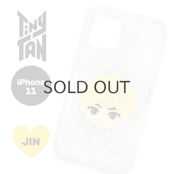 画像1: 【70%OFF】TinyTAN  フェイスクリアiPhoneケース (JIN)【iPhone11】【KiNiNaRu/きになる】公式グッズ TinyTAN  キャラクターグッズ通販 (1)