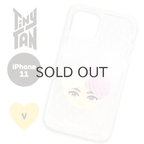 画像1: 【70%OFF】TinyTAN  フェイスクリアiPhoneケース (V)【iPhone11】【KiNiNaRu/きになる】公式グッズ TinyTAN  キャラクターグッズ通販 (1)