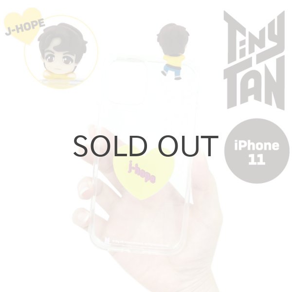 画像1: 【70%OFF】TinyTAN フィギュアクリアiPhoneケース (J-HOPE)【iphone11】【KiNiNaRu/きになる】公式グッズ TinyTAN  キャラクターグッズ通販 (1)