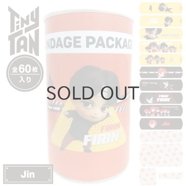 画像1: 【70%OFF】TinyTAN缶入りばんそうこう MICDrop(JIN)【KiNiNaRu/きになる】公式グッズ TinyTAN MIC Drop 通販 (1)