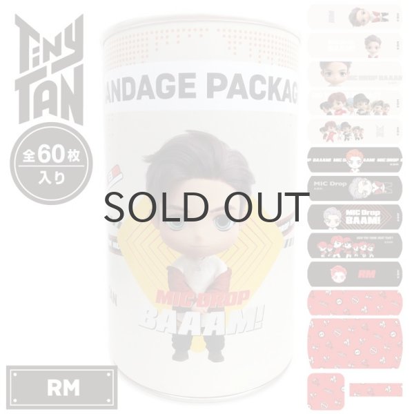 画像1: 【70%OFF】TinyTAN缶入りばんそうこう MICDrop(RM)【KiNiNaRu/きになる】公式グッズ TinyTAN  MIC Drop 通販 (1)